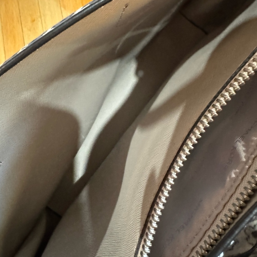 Michael Kors Black and White Patterned Tote - Picture 7 of 8